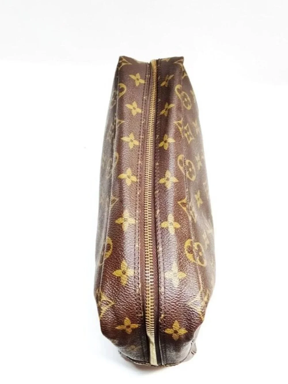 Authentic Louis Vuitton Trousse Toilette 28 Monogram Canvas Cosmetic Pouch Bag